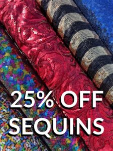 25% off Sequins